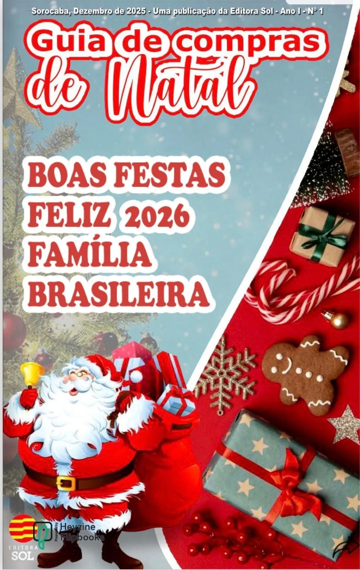 Capa de Guia de compras de Natal — Revista · nº 1 · dez/2025